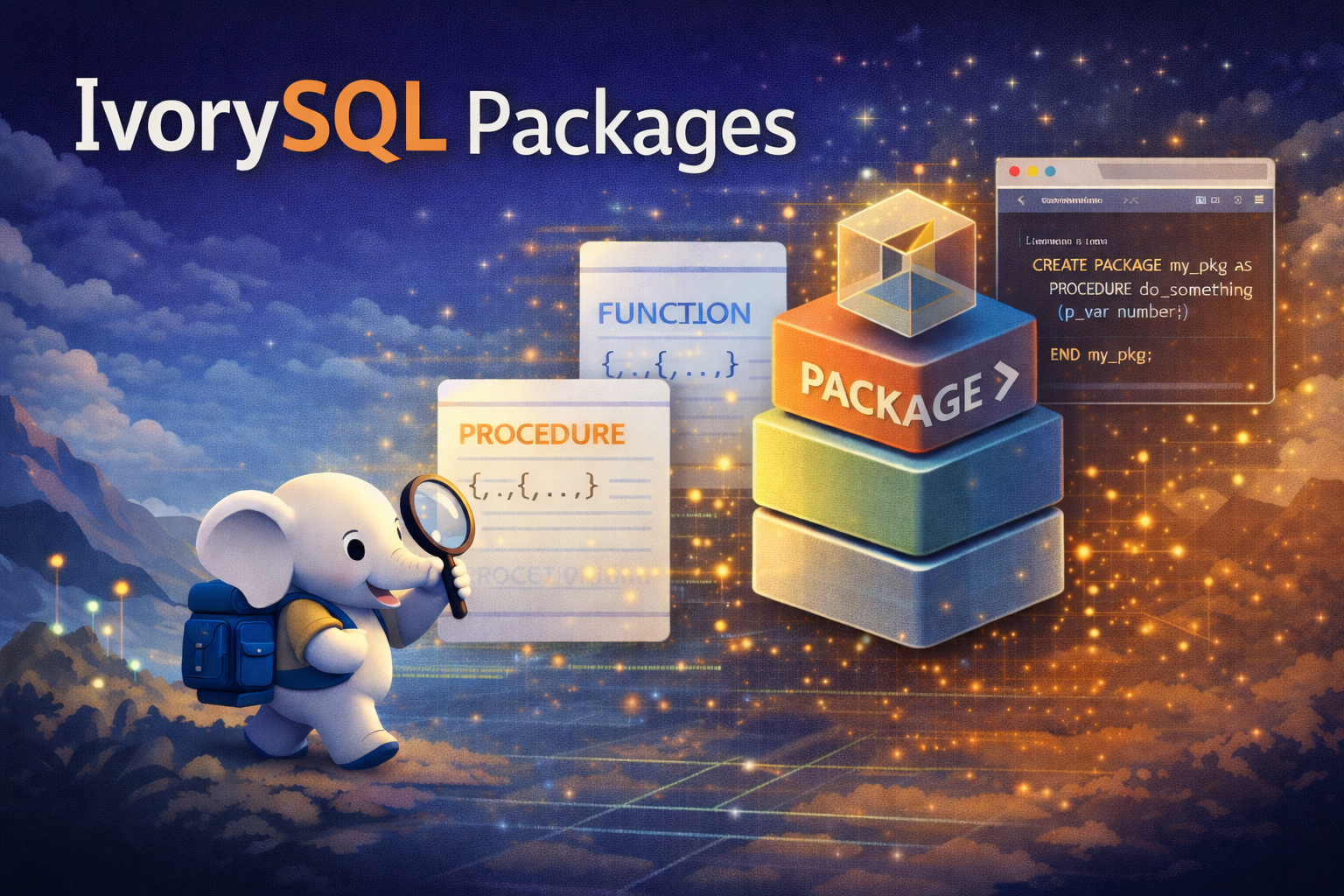 Introduction to IvorySQL Packages